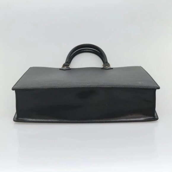 LOUIS VUITTON Epi Sac Plat Hand Bag Black M59082 LV Auth 134789 - Picture 5 of 12